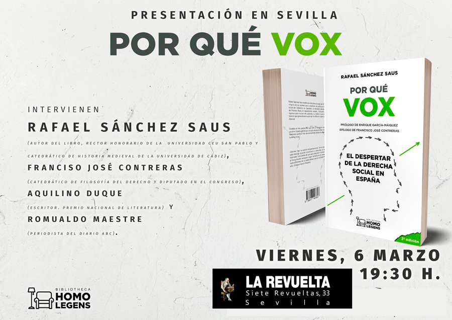 Presentación en Sevilla – «Por qué VOX»