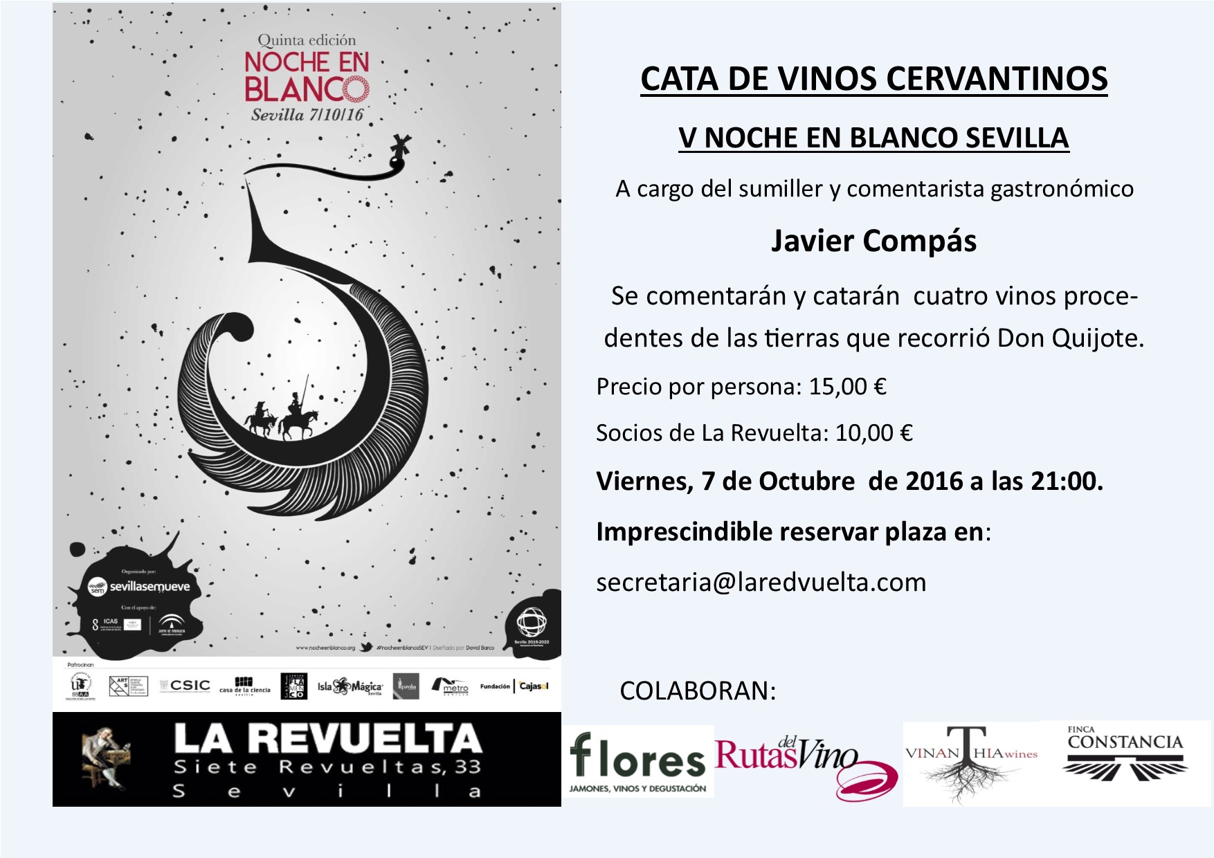 cata noche en blanco javier compás