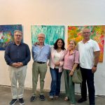 Inauguración de la exposición de pinturas de María Calero